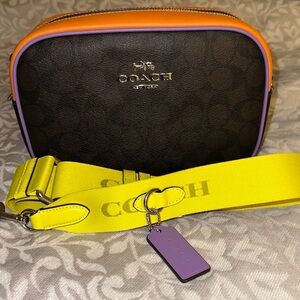 Coach Jamie Camera Bag In Colorblock Signature Canvas